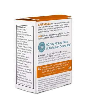 Terrasil Eczema Natural Soap Bar with Calendula - Gentle Body Soap for Adults & Kids 75gm - Buy Online on GoSupps.com