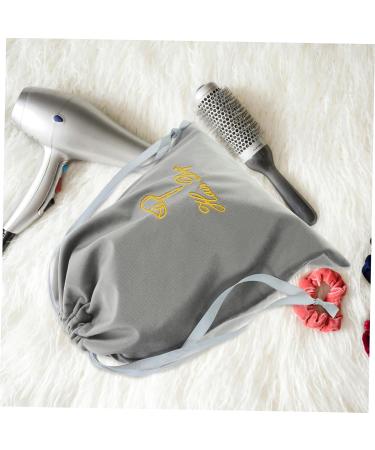 Healeved 5pcs Hair Dryer Storage Bag Duffle Bag for Travel Curling Iron Travel Bag Classic Hairdressing Tool 30.00X25.00X0.50CMx5pcs Greyx5pcs - Buy Online on GoSupps.com