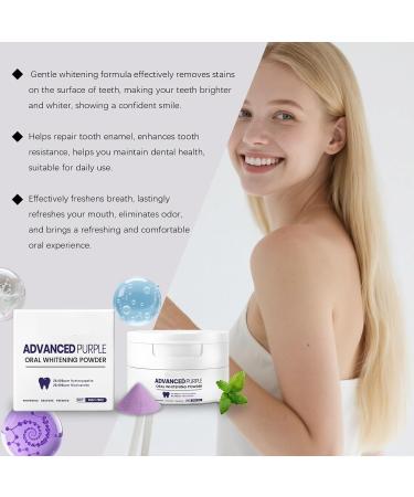 Purple Tooth Powder - Reduces Tooth Surface Stains Enhances White Smile Charm Provides Long-lasting Freshness Improves Oral Comfort(2pcs) - Buy Online on GoSupps.com