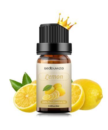 Sedbuwza Lemon Essential Oil 100% Pure Organic Lemon Aromatherapy Gift Oil for Diffuser Humidifier Soap Candle Perfume