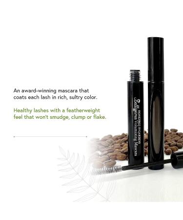 Honeybee Gardens Bellissima Volumizing Brown Mascara (Coffee Bean) - Vegan, Gluten Free, Cruelty Free | Net Wt. 0.13 oz. | Unleash Your Inner Beauty - Buy Online on GoSupps.com