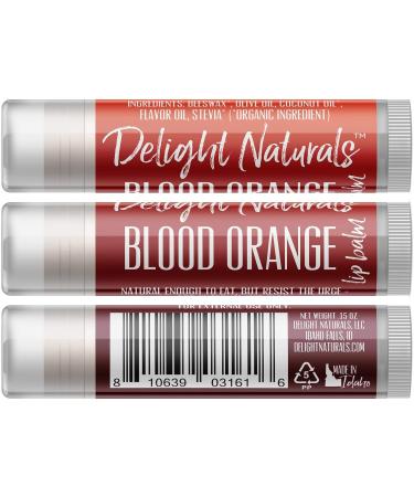 Blood Orange Lip Balm Set of Three - Moisturizing & Natural | Shop Now for International Shipping - Buy Online on GoSupps.com