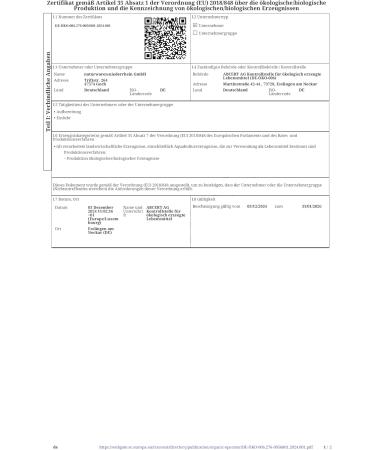  ASPER M HLE Organic Cranberry Juice - 100% - 330ml Glass Bottle - 330ml - Buy Online on GoSupps.com