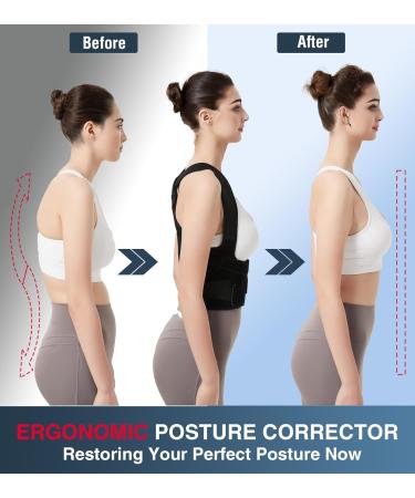 Adjustable Back Posture Corrector for Men & Women | Scoliosis Brace & Pain Relief - Buy Online on GoSupps.com