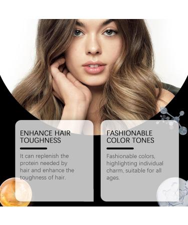  Grgowe Natural Hair Dye Shampoo Instant Hair Dye Shampoo Colors Hair in Minutes Long-lasting Colour Nourishing and Shine Suitable for All Hair Types Brown-200 ml - Buy Online on GoSupps.com