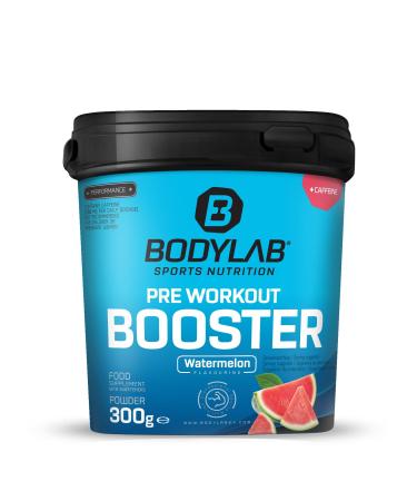 BODYLAB24 Pre-Workout Booster Water Melon 300g Energy Drink Before Training Booster with 136mg of caffeine Taurin & Guarana extract essential BCAA amino acids and beta-alanine arginine Citrullin watermelon 300 g (1 Pack) - Buy Online on GoSupps.com