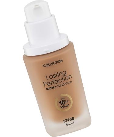 Collection Lasting Perfection Matte Foundation 27ml in Honey - Full Coverage - Buy Online on GoSupps.com
