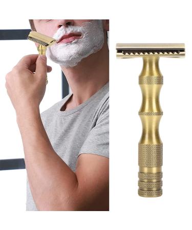Double Edge Manual Safety Razor for Men | Portable Beard Trimming Tool for Home & Travel - Buy Online on GoSupps.com