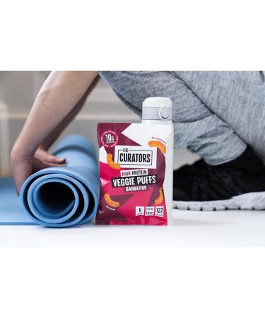 THE CURATORS High Protein Veggie BBQ Puffs Multipack Crisps 30g (20 Packs) 10g Plant Protein Vegan Gluten Free Barbecue - Buy Online on GoSupps.com