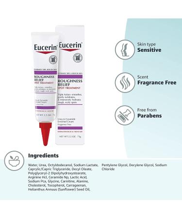 Eucerin Roughness Relief Spot Treatment - Fragrance-Free, 2.5 oz (71 g) - Buy Online on GoSupps.com