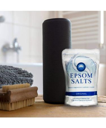 Elysium Spa Epsom Bath Salts 450g - Natural Magnesium Sulphate for Purifying, Relaxing, and Unwinding | Original Scent - Buy Online on GoSupps.com