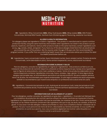 Medi-Evil Nutrition Whey Dynamic Protein Triple Chocolate Flavour 2kg 66 Servings Whey Protein Powder for Muscle Growth Vegetarian Triple Chocolate 66 Servings (Pack of 1) - Buy Online on GoSupps.com