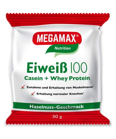MEGAMAX Protein 100 Hazelnut PZN 12772245 Hazelnut 30 g (1 pack)