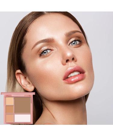 Concealer Makeup Palette Cream Face Palette - Light to Neutral Conceal Trouble Spots Dullness Dark Circles Correct Discolorations Camouflage Imperfections Covers Redness Tmay 02# - Buy Online on GoSupps.com