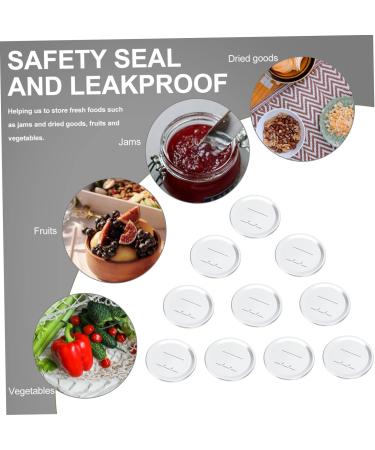 ABOOFAN 60 Pcs Mason Jar Lids Canning Jar Caps Mason Canning Lids Sprouting Can Sealing Caps for Bottles Pumpkin Napkin Holder Regular Mouth Mason Jar Lid Metal Lids Cup Lid Split Tinplate - Buy Online on GoSupps.com