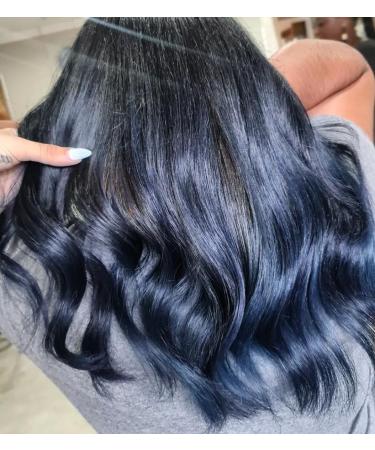 Crazy Color Metallic Sapphire Semi-Permanent Hair Dye - Deep Blue Vegan Formula | 200ml - Buy Online on GoSupps.com