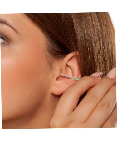 ULTECHNOVO Ear Cleaning Tool Set - Stainless Steel & Plastic Kit with 4 Sets of Ear Spoons & Cleaning Brushes | 5 Pieces | 14.5x3CM - Buy Online on GoSupps.com