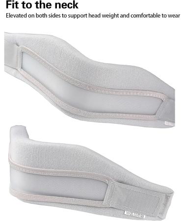 Iunser Orthopedic Neck Brace & Support Collar for Seniors | Durable Safety Device (Gray M) - International Shipping - Buy Online on GoSupps.com