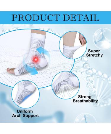 Got Fun 4 Couples Plantar Fasciitis Compression Ankle Bandage Socks - Men s & Women s Heel Spur Support - Buy Online on GoSupps.com