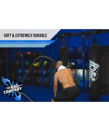 The Rag Company Spa & Yoga Towel 6-Pack - Ultra Soft Microfiber Gym Towel Set - Fast Drying & Super Absorbent - 16in x 27in - White - Buy Online on GoSupps.com