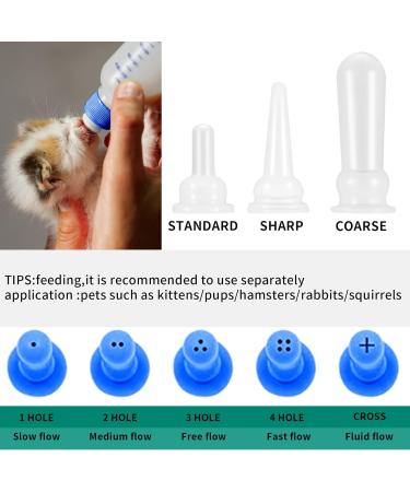 GOTRUST Pet Syringe Feeding Kit Puppy Nursing Kit Kitten Feeding Bottle Squeeze Liquid Cat Nursing Bottle Newborn Pet Feeder for Puppy Cat Dog Kitten Small Mammal Newborn Animal - Buy Online on GoSupps.com