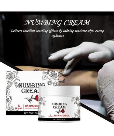 Skin Numbing Cream Numbing Cream For Piercings 50 Grams Moisturizing Body Lotion Red Skin Relief For Hands Shoulders Back Women Daily Use Home Travel And Outdoor Activity - Buy Online on GoSupps.com