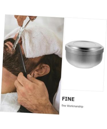 Frcolor 4-Piece Stainless Steel Shaving Bowls Set for Men - Durable Containers with Lids for Beard Foam Razor and Shaving Soap - Perfect for Salons and Home Use - Buy Online on GoSupps.com
