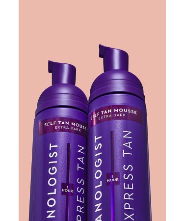 Tanologist Express Self Tan Mousse Extra Dark - 6.76 Fl Oz - Vegan & Cruelty Free - Buy Online on GoSupps.com