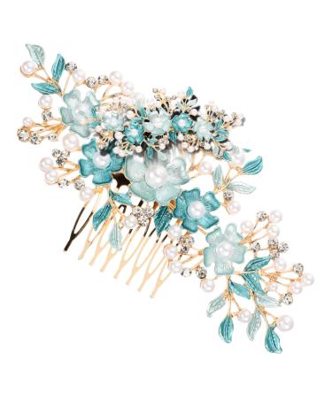 Hair Plug Hair Clip Rhinestone Bobby Pins Hair Barrettes Hair Pin Flower Hair Comb Tiaras for Hair Accessories for Women Wedding Bride Hairpin Women Headpiece Women Headdress Beatifufu