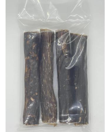 Bullsters Dog Treats Bones Chews All Natural No Additives No Preservatives Steroid Free for Small Medium Large Dogs Stuffed Gullet Sticks Stuffed with Beef Offal Bully Stick 6" Pack of 4 - Buy Online on GoSupps.com