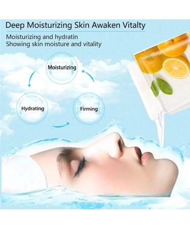 Hydrating Face Mask - Natural Plant Extract Sheet Masks - Moisturising Face Mask Skincare - Anti aging Face Masks Beauty Set - Facial Mask for Skin Nourishing Soothing Cleansing - Buy Online on GoSupps.com