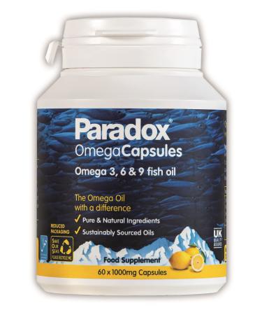 Paradox Omega 1000mg 3 6 and 9 60 Capsules 60 Count (Pack of 1)
