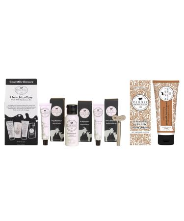 Dionis Goat Milk Skincare Complete Collection (Includes Core Collection Starter Set + Creamy Coconut & Oats Youth Boosting Hand Cream and Head to Toe Hydration Kit)