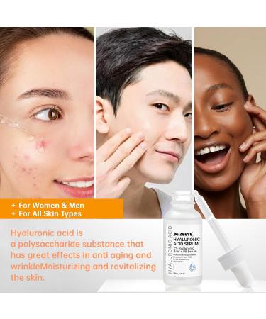 Hyaluronic Acid 2% + B5 Facial Serum 2 PCS Hyaluronic Acid Serum For Face Moisturizing. 2% Hyaluronic Acid - 2PCS - Buy Online on GoSupps.com