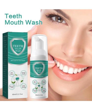 Jorondy Herbal Teeth Mouthwash - Whitening Foam for Bad Breath & Oral Repair (1PC) - Buy Online on GoSupps.com