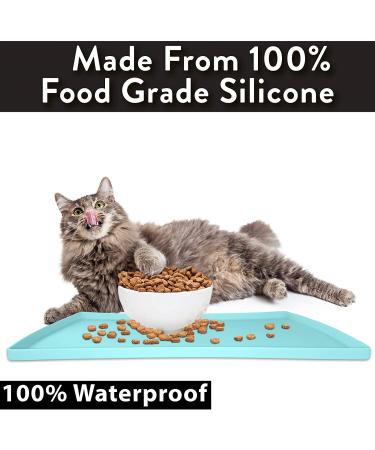 CatGuru Food Mat S - Aruba - 19 x 12 - Non-Slip & Waterproof - Buy Online on GoSupps.com