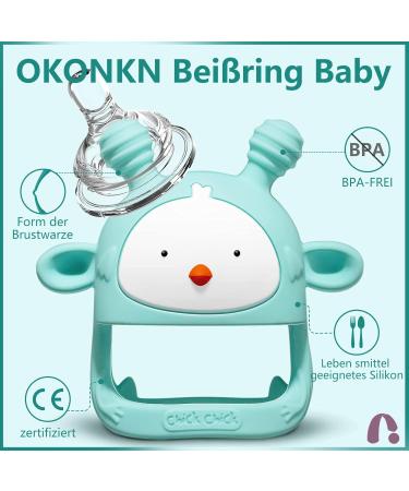 Bite Ring Baby Toy - BPA-Free Dental Aid for 0-12 Months | Glove Teething Ring & Nursing Accessories - Buy Online on GoSupps.com