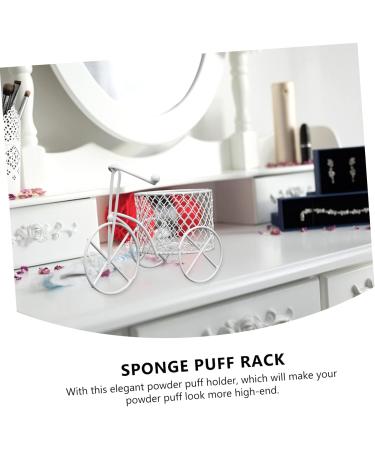 Healeved Iron Bicycle Sponge Display Stand Sponge Puff Rack Sponge Egg Rack Makeup Puff Holder Powder Puff Holder Cosmetic Rack Makeup Rack Makeup Sponge Holder Sponge Egg Holder - Buy Online on GoSupps.com