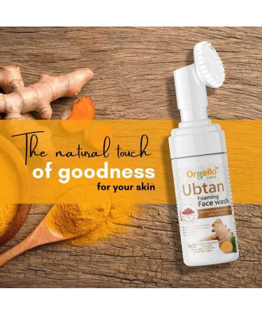 Ubtan Foaming Face Wash for All Skin Types - Anti-Aging with Aloe Vera | 100 ml | Men Women & Girls - Buy Online on GoSupps.com