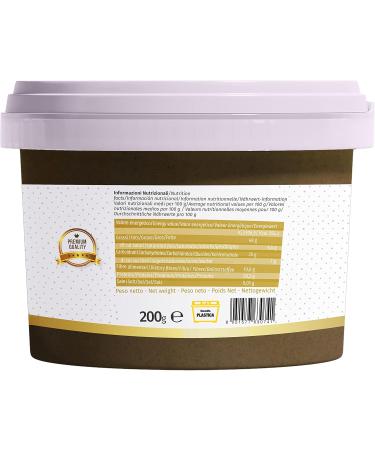 Dolcincasa-com P te de Pistache 100% Pure Naturelle Bronte sans Colorant fond pour les cr mes glac es p tisseries pour la confiserie excellent ar me tartinable vert fonc sans gluten 200gr - Buy Online on GoSupps.com