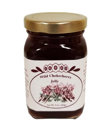 Montana Chokecherry Jelly Dessert Breakfast - Essentials 9 oz Fruit Grown & Hand Picked in the Wild from Bounty Foods - Gluten-Free Non-GMO for Toppings - Fillings - Craft Bread (Chk Jly 9oz) Chokecherry Jelly 9 Ounce (Pac