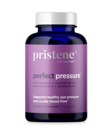 Eye Pressure Support Vitamins with Bilberry Extract - Daily Optic Nerve Supplement - Perfect Pressure (60 Capsules)