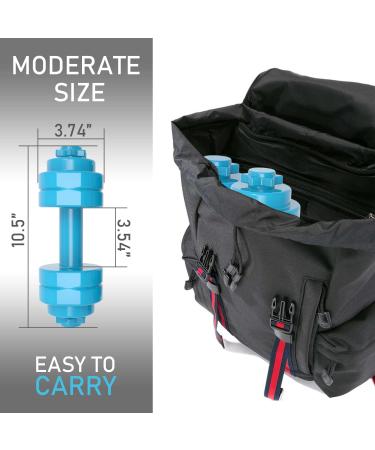 2PC Fstcrt Water Weights Aquatic Dumbbells - Blue | Pool Exercise Set for Water Aerobics, Resistance Training, Aqua Fitness & Weight Loss - Buy Online on GoSupps.com