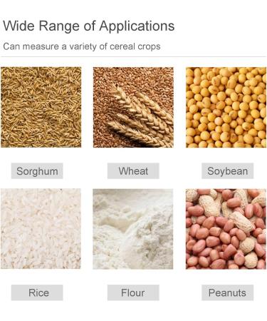 TK100GF Grain Flour Moisture Meter Starch Moisture Tester Corn Wheat Rice Bean Paddy Flax Oats Powder Moisture Meter Analyzer with LCD Display Sensitive Probe 11 Kinds Grain Flours Humidity Tester - Buy Online on GoSupps.com