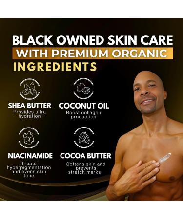 KING Complexion Complete Skincare Bundle Shea Cocoa Body Butter & Men s Anti-Aging Face Cream Organic Non-Greasy Deep Hydration for Melanin-Rich Skin - Buy Online on GoSupps.com