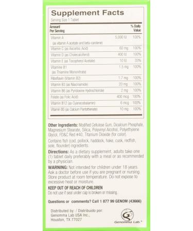Shot B Energy Multivitamin Supplement - 60 Count - Green | Boost Energy & Vitality - Buy Online on GoSupps.com