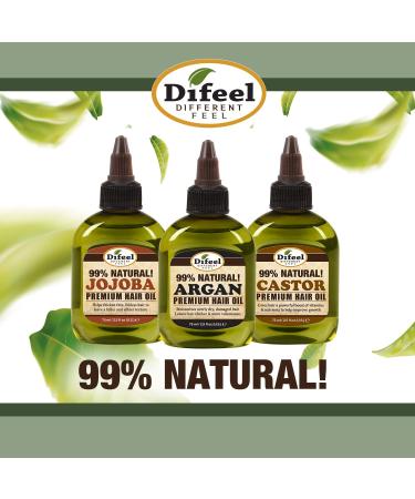Difeel Premium Natural Jojoba Hair Oil - Nourish & Strengthen Hair | Buy Online Worldwide - Buy Online on GoSupps.com