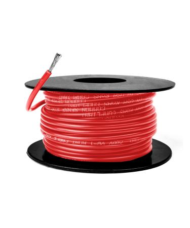 14 AWG UL 1426 (The Real Thing) Marine Wire -Tinned Copper Primary Boat Cable - 60 Feet - Red - Made in The USA Red 60 Feet (Spooled)