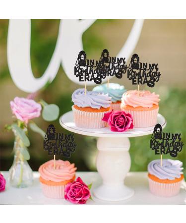 Keaziu 24PCS Music Singer Cupcake Toppers Popular Singer Cupcake Picks for Dance and I Love Singer Legend Since 1989 Theme Party Birthday Party Decoration Supplies for Boys and Girls Black Singer 24 Birthday Era 2 - Buy Online on GoSupps.com