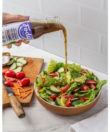 Fody Foods Balsamic Vinaigrette Salad Dressing - Low FODMAP, Gut Friendly, IBS Friendly - Gluten Free, Lactose Free, Non GMO - Buy Online on GoSupps.com